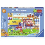 Ravensburger - My First Floor Puzzle - On the Move - 16pc